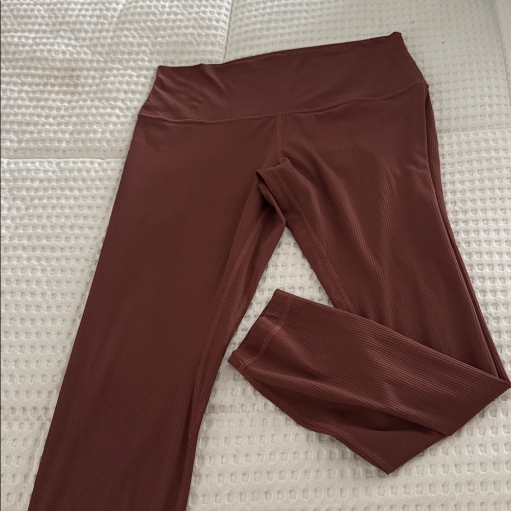 Lululemon Ribbed Align Chestnut Leggings